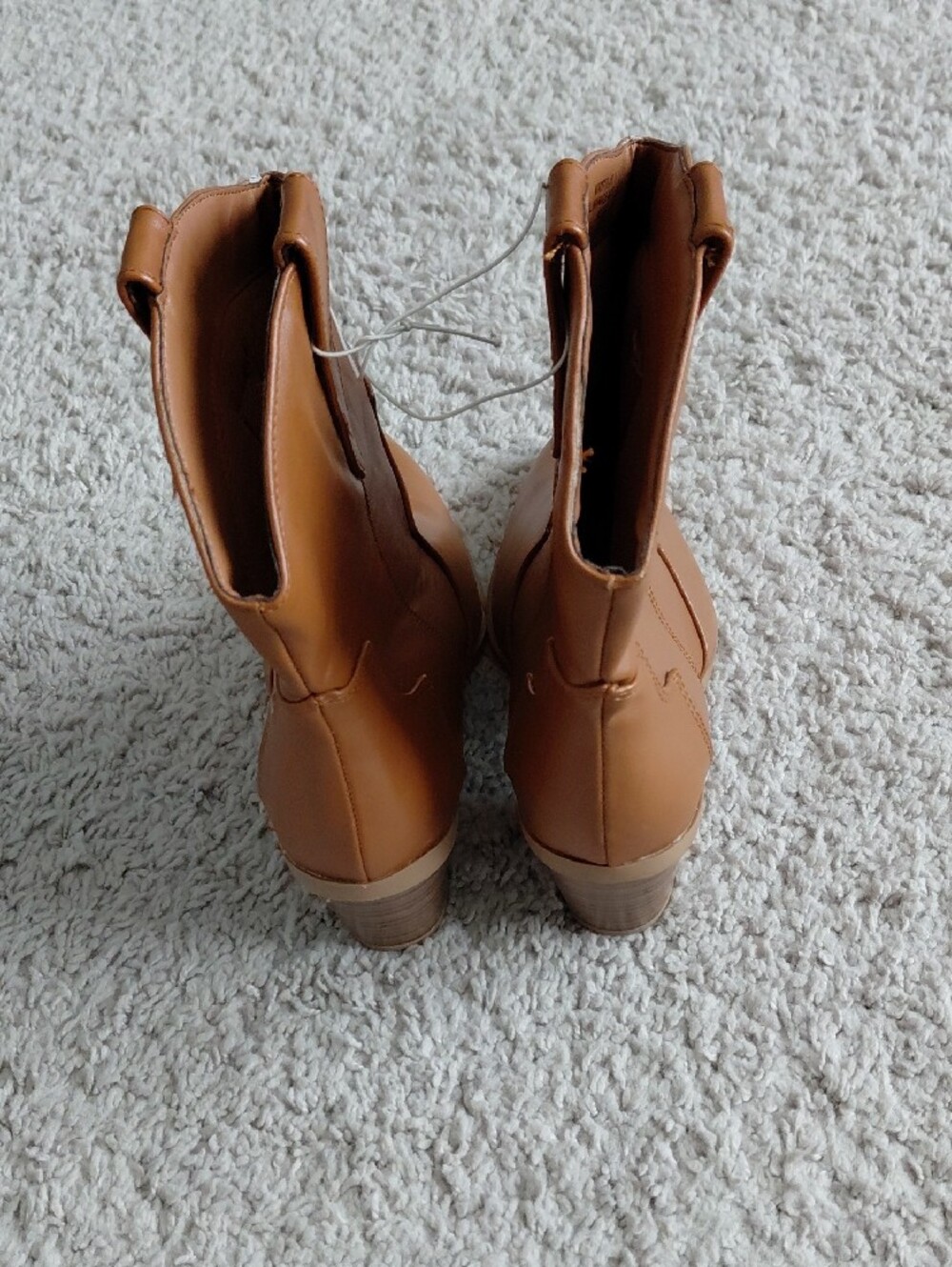 BamBoo Brown Ankle Boots - Picture 3 of 5
